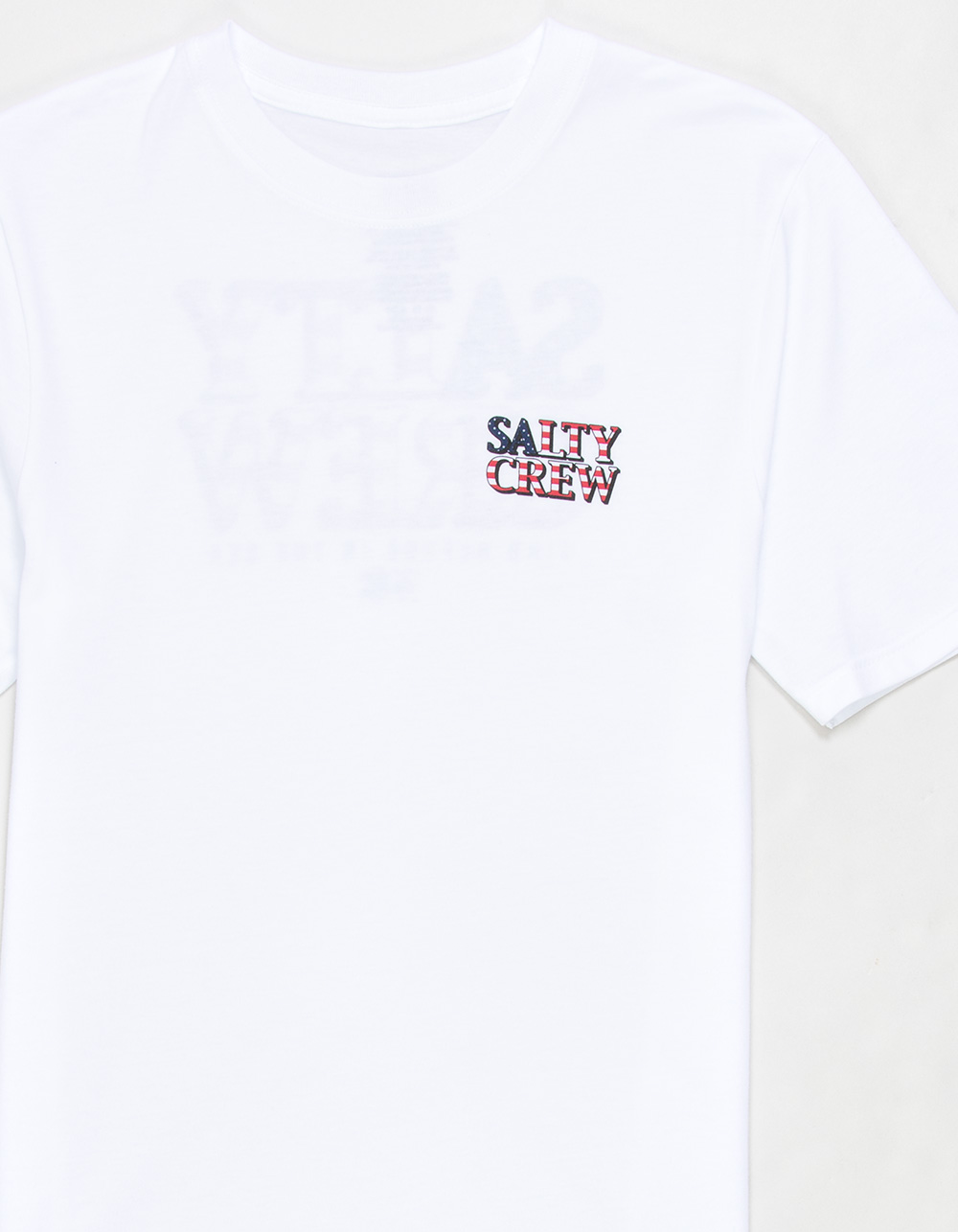 SALTY CREW America Optic Boys Tee - WHITE