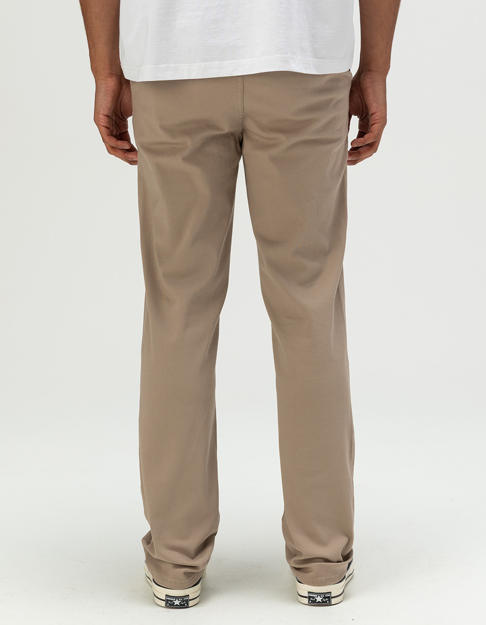 RSQ Mens Slim Straight Chino Pants - DK KHAKI