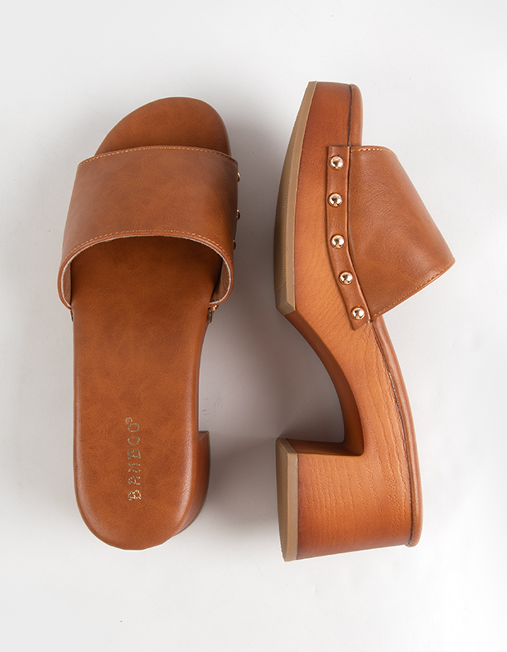 Bamboo Silveroak Womens Platform Heels