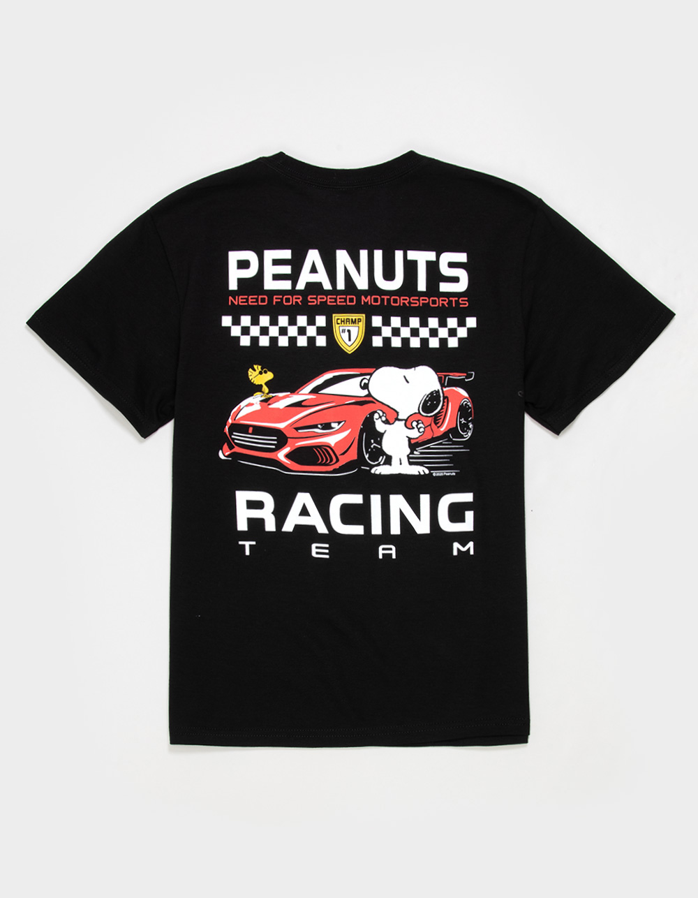RIOT SOCIETY x Peanuts Racing Boys Tee - BLACK
