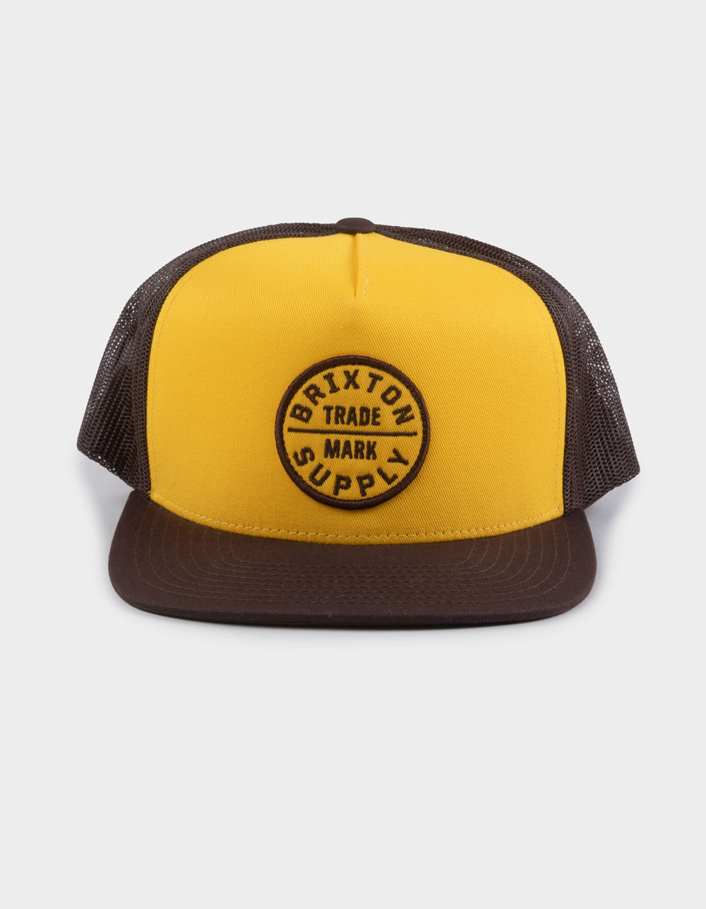 BRIXTON Oath Trucker Hat - YELLOW COMBO