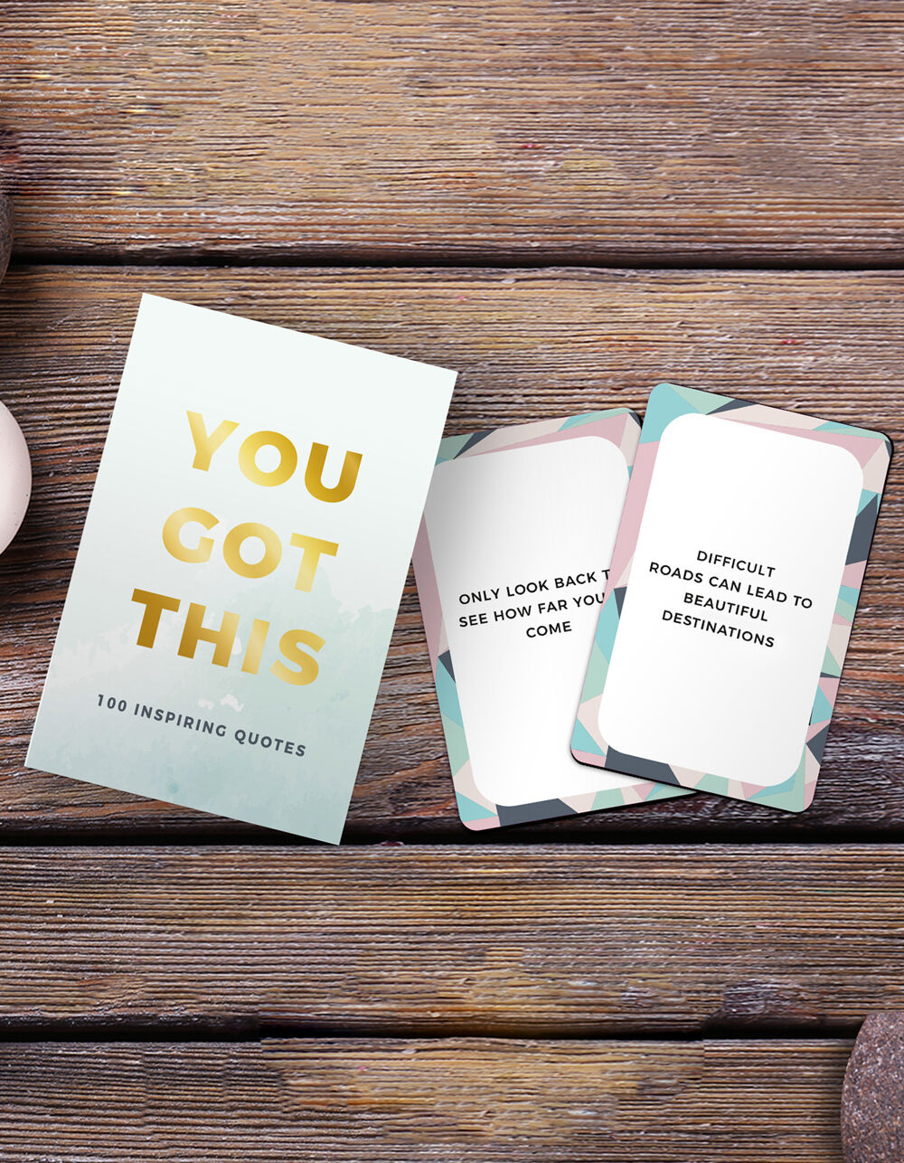 GIFT REPUBLIC You Got This Cards WHITE/GOLD Tillys