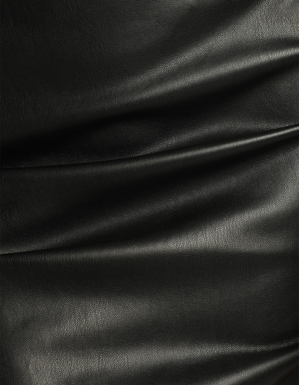 LULUS Faux Leather Womens Dress - BLACK