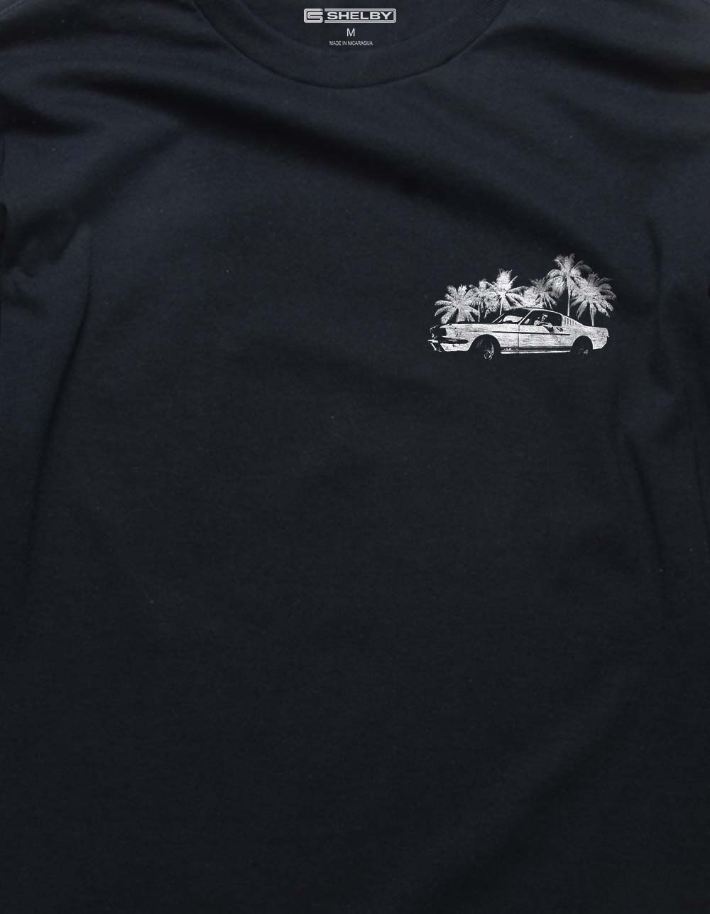 SHELBY COBRA American Muscle Unisex Long Sleeve Tee - BLACK