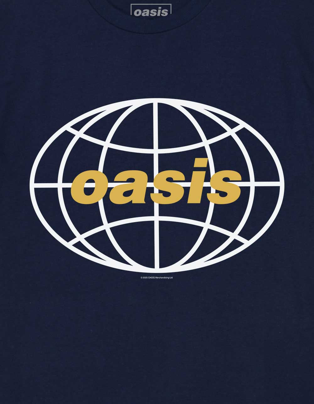 OASIS Globe Unisex Tee - NAVY