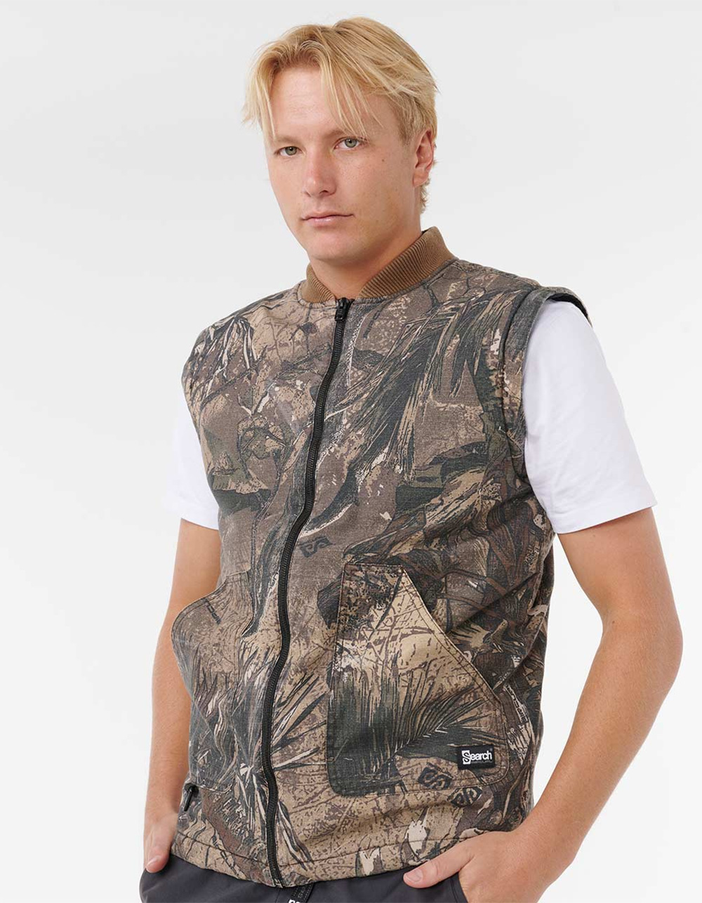 RIP CURL Search Mens Convertible Jacket - CAMO
