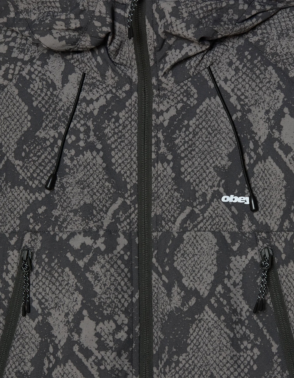 OBEY Dusk Mens Jacket - BLACK/BROWN
