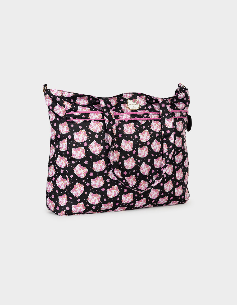JUJUBE x Hello Kitty® Cherry Blossoms Super Be Plus Tote Bag - BLACK