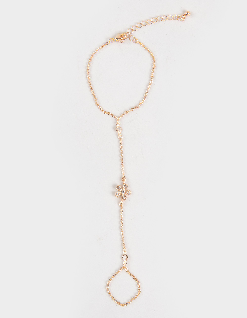 FULL TILT Floral Hand Chain - GOLD