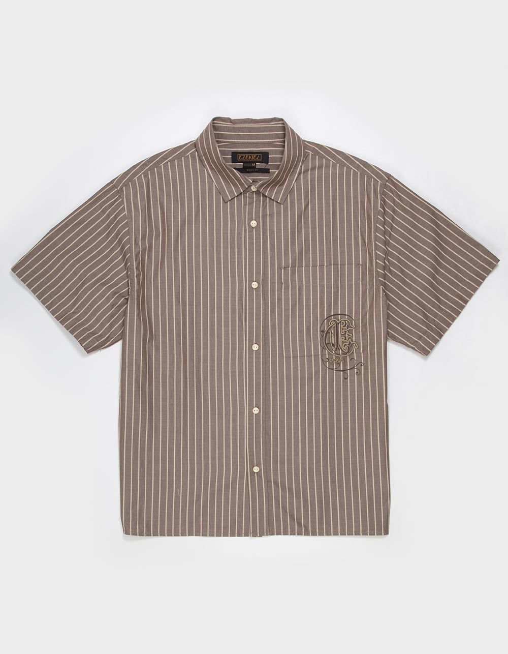 EZEKIEL Thrifty Mens Button Up Shirt - BROWN