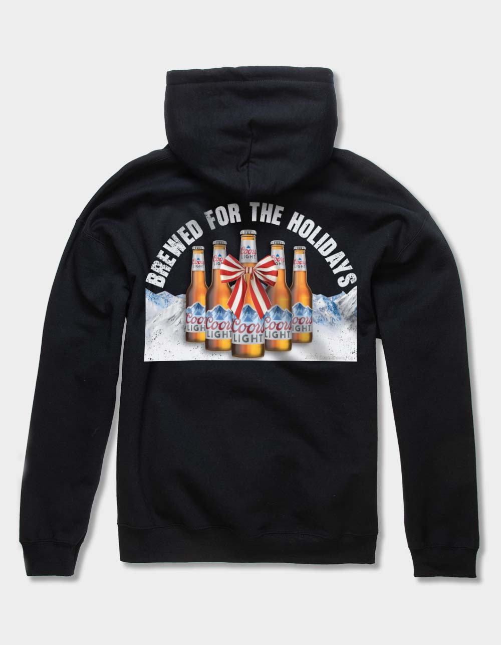 COORS Light For The Holidays Unisex Hoodie - BLACK