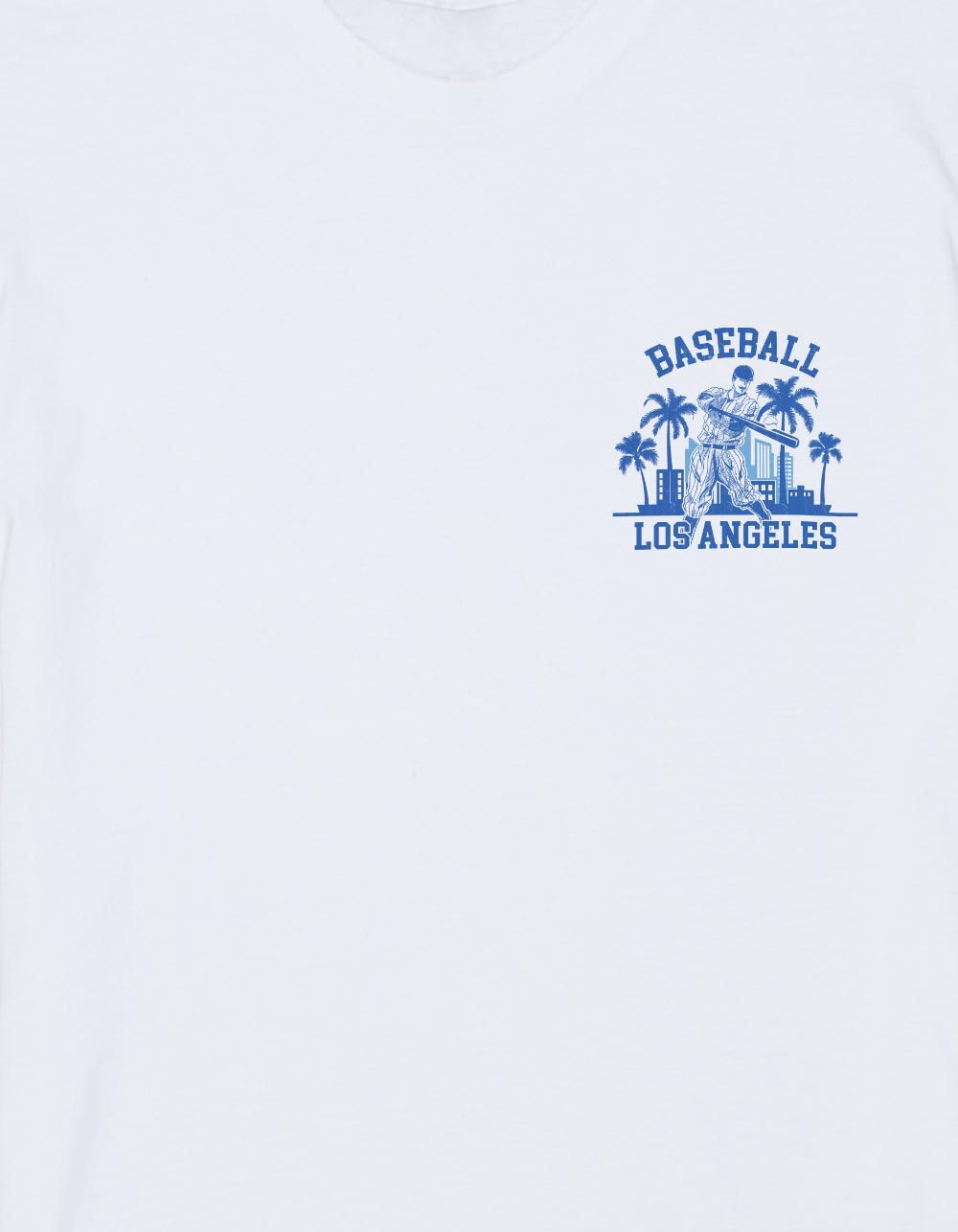 LOS ANGELES Baseball Society Unisex Tee - WHITE