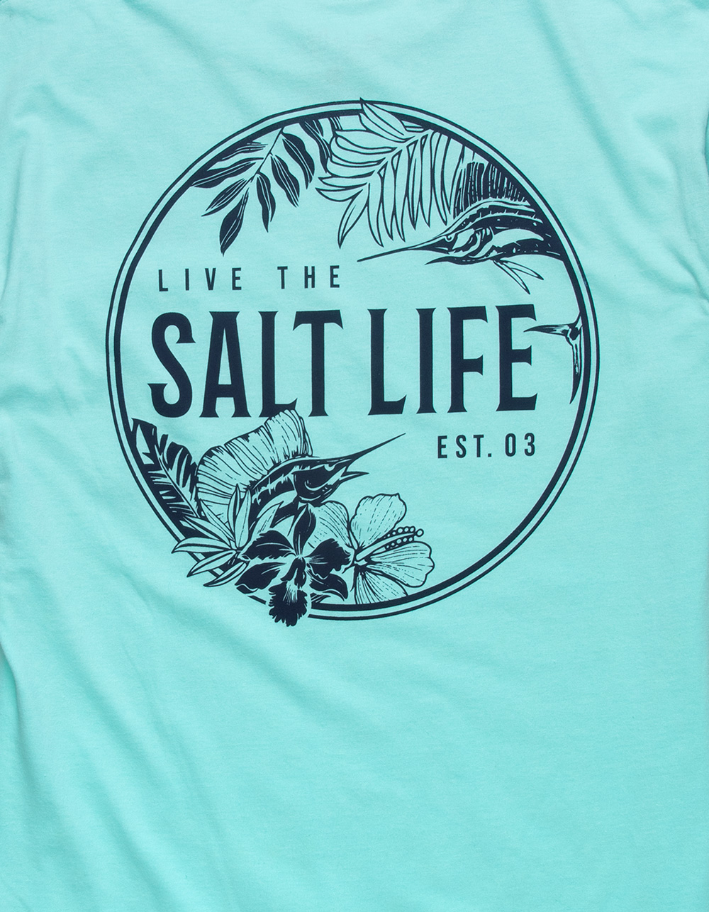 SALT LIFE Royal Hawaiian Mens Tee TURQUOISE Tillys