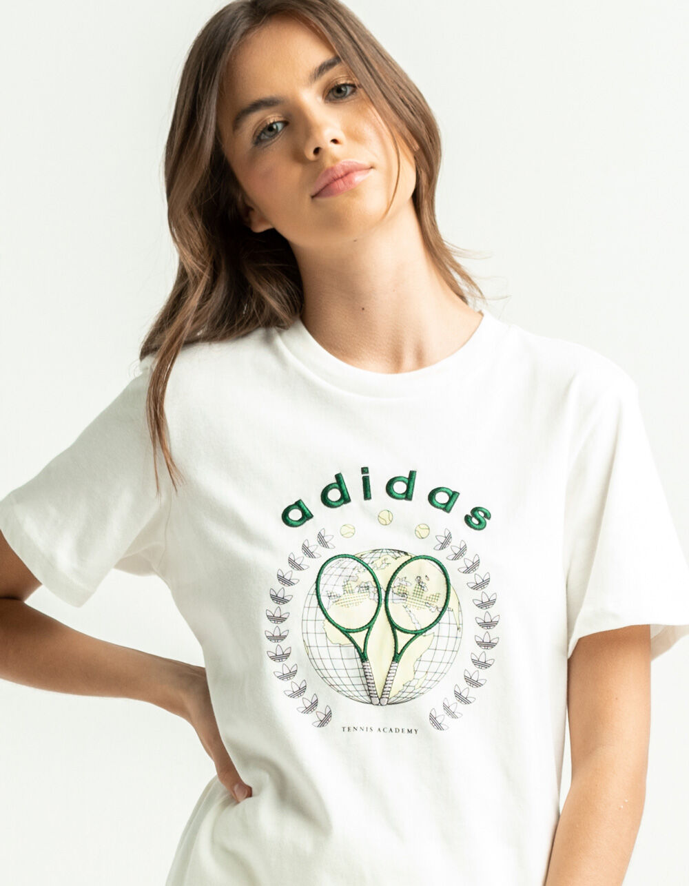 ADIDAS Tennis Luxe Womens Tee - OFWHT | Tillys