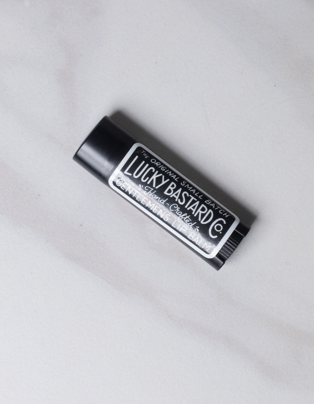 LUCKY BASTARD CO. Gentlemens Mens Lip Balm BLACK Tillys