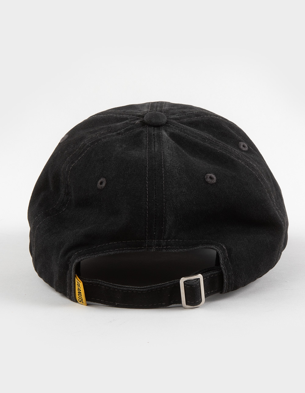 RSQ x Peanuts Halloween Snoopy Jack-O'-Lantern Womens Strapback Dad Hat - BLACK