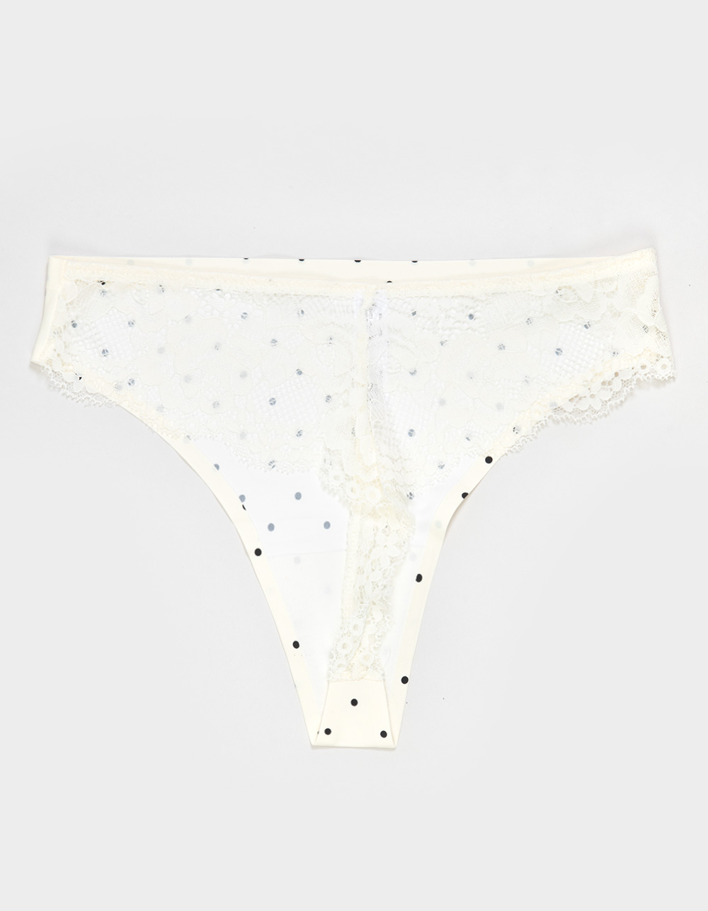 FULL TILT Lace Thong - WHITE COMBO