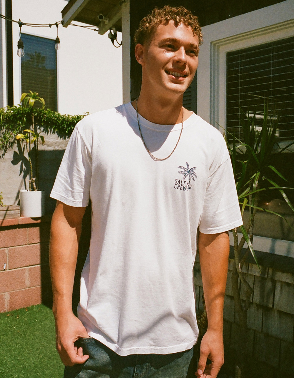 SALTY CREW Day Off Mens Tee - WHITE