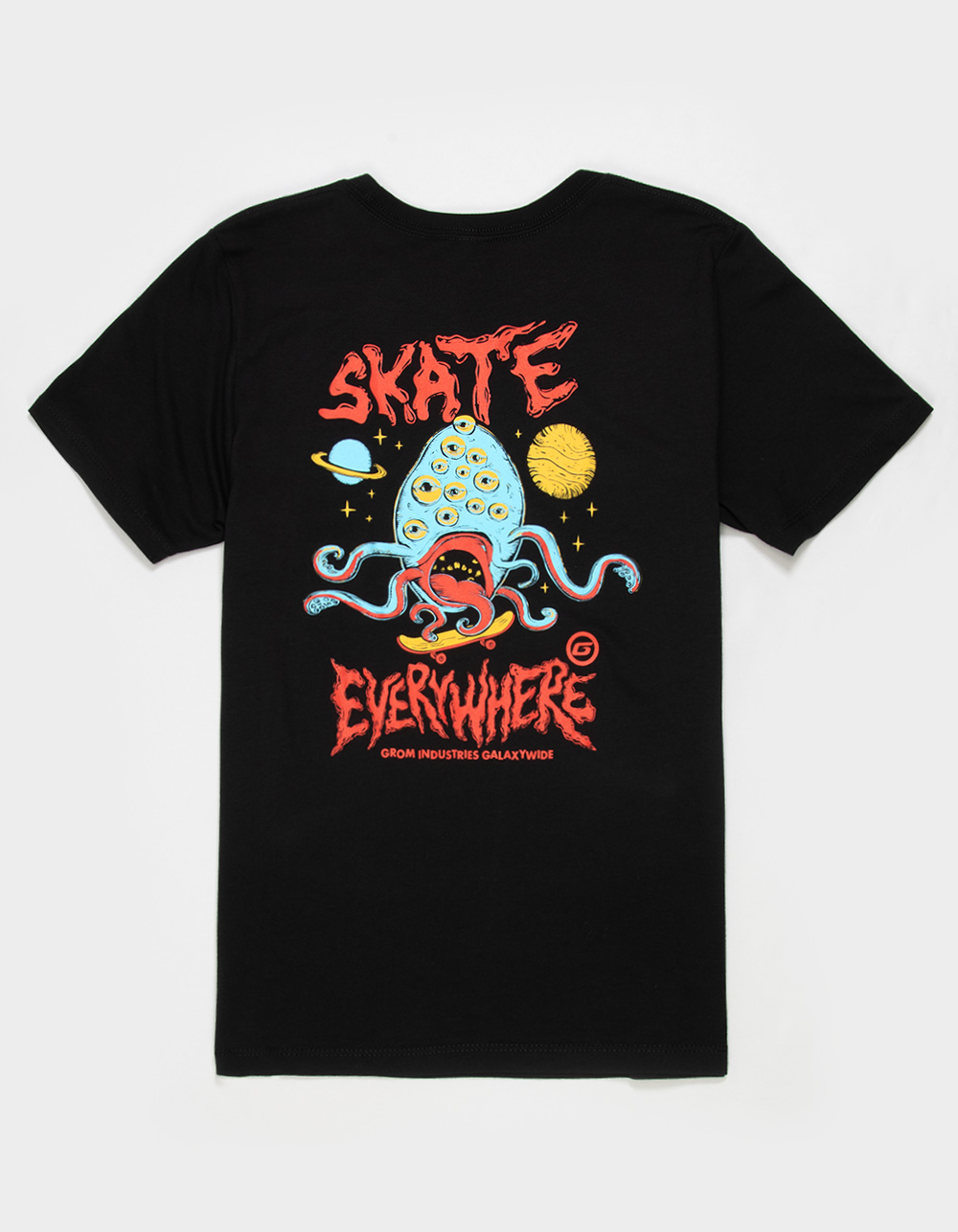 GROM Skate Everywhere Boys Tee - BLACK