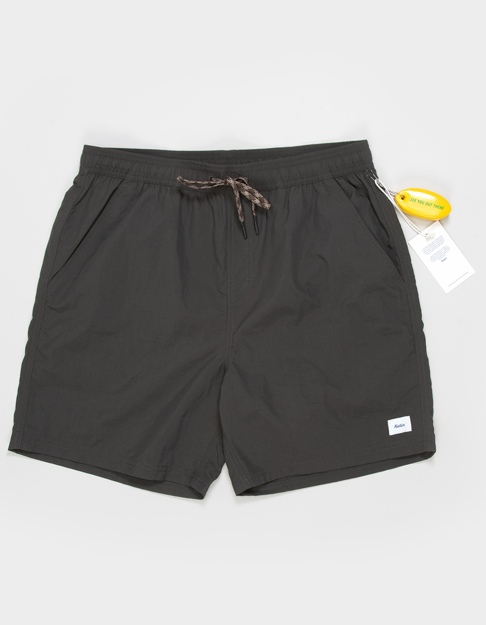 KATIN Poolside Mens Volley Shorts - WASHED BLACK