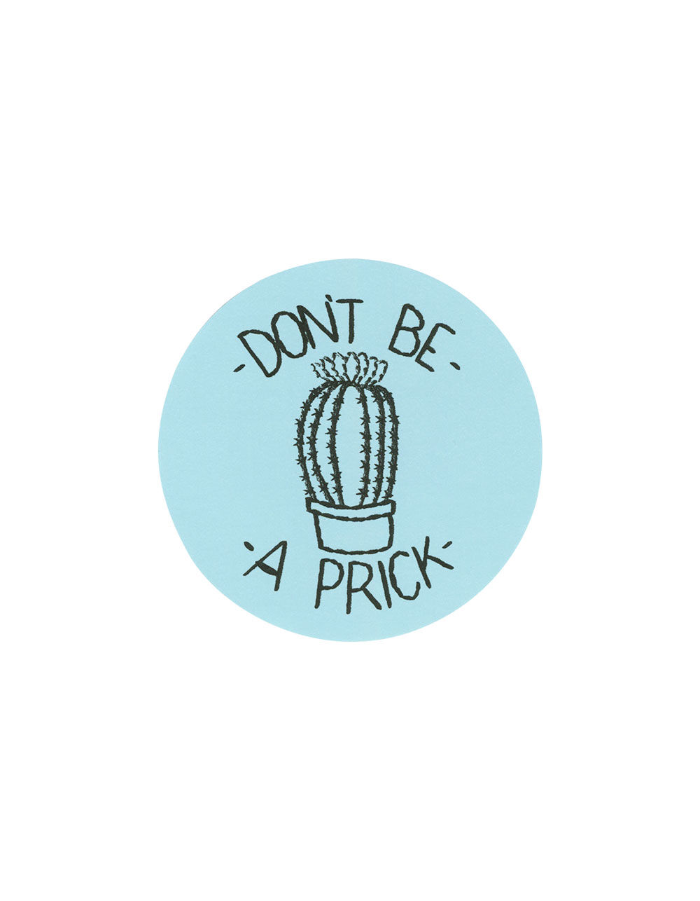 RIP CURL Don't Be A Prick Sticker image number 0