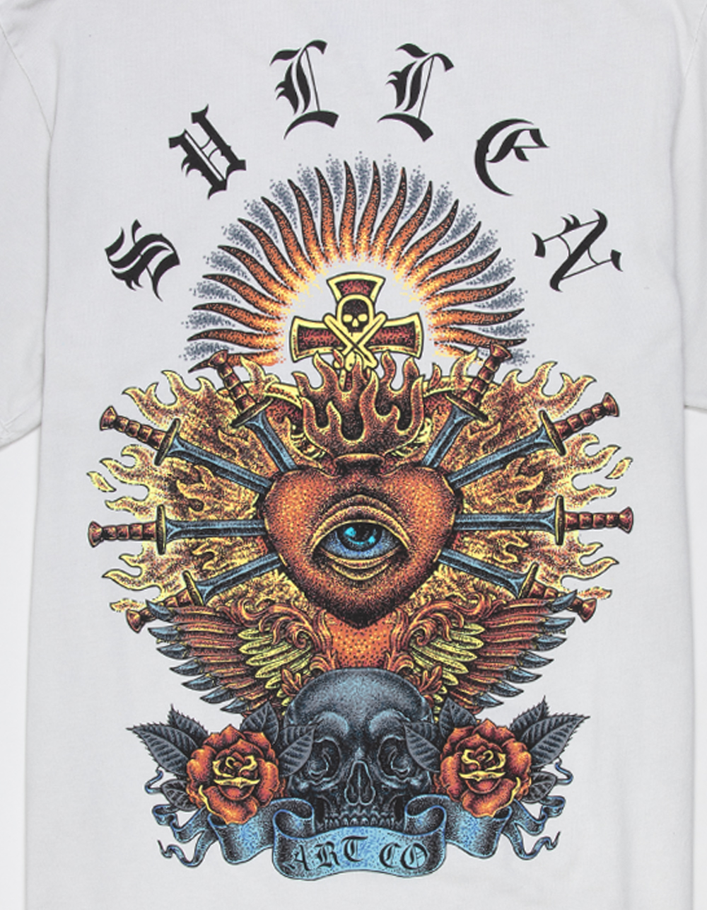 SULLEN Burner Mens Tee - OFF WHITE