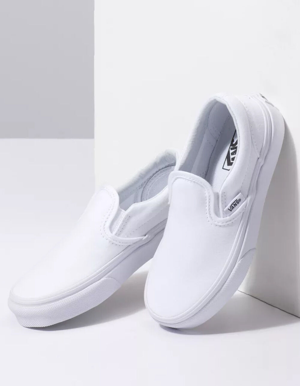 VANS Classic Slip-On Kids Shoes - WHITE | Tillys