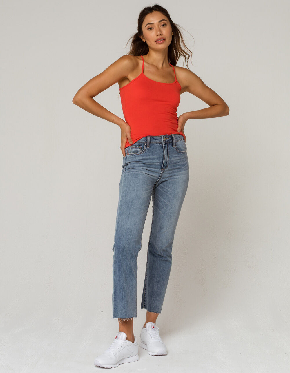 HEART & HIPS Racerback Womens Red Cami - RED | Tillys