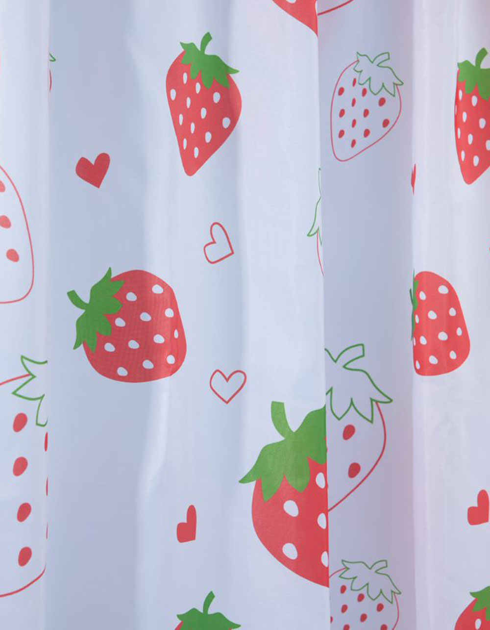Strawberry Shower Curtain RED Tillys