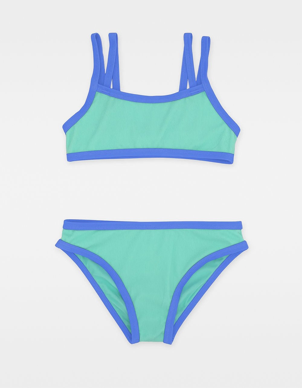 FEATHER 4 ARROW Maui Girls Bralette Bikini Set - GREEN COMBO