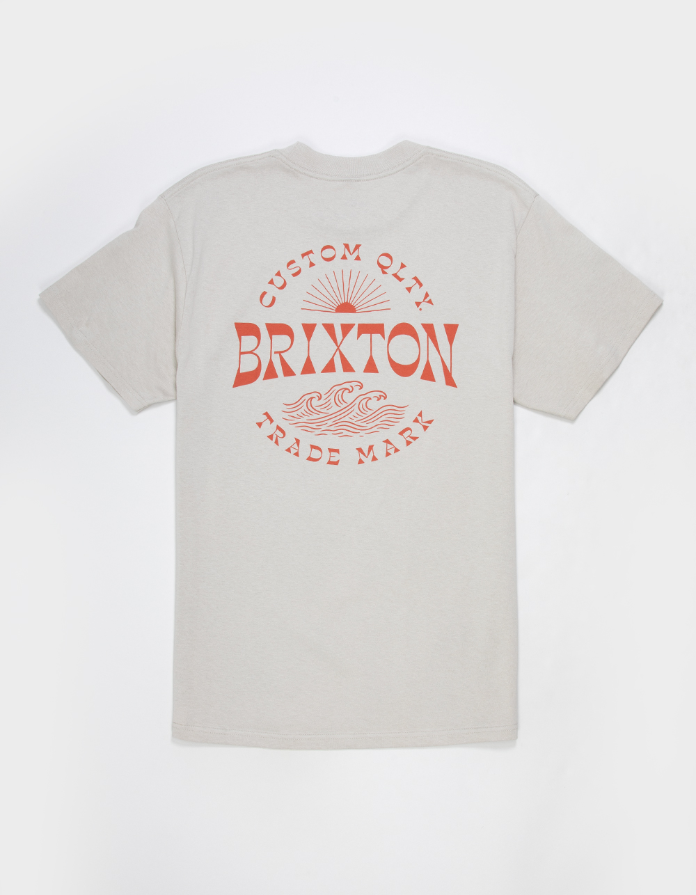 BRIXTON Current Mens Tee - CREAM