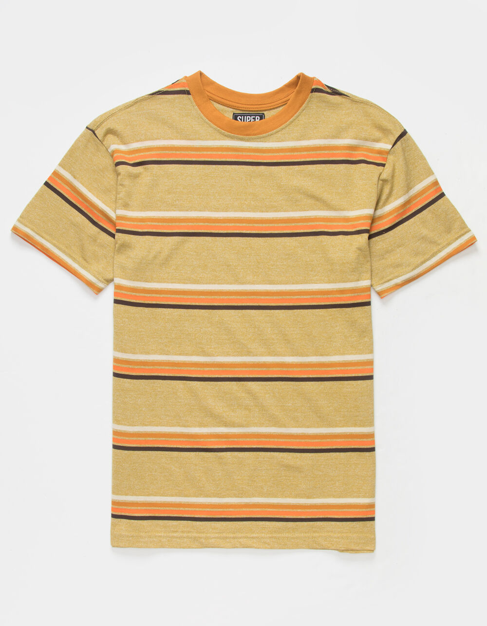 SUPER MASSIVE Striped Mens Gold T-Shirt - GOLD | Tillys