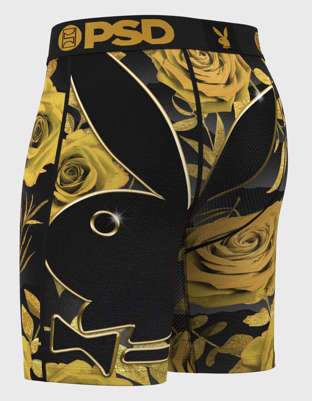 PSD x Playboy Gold Petals Mens Boxer Briefs - MULTI