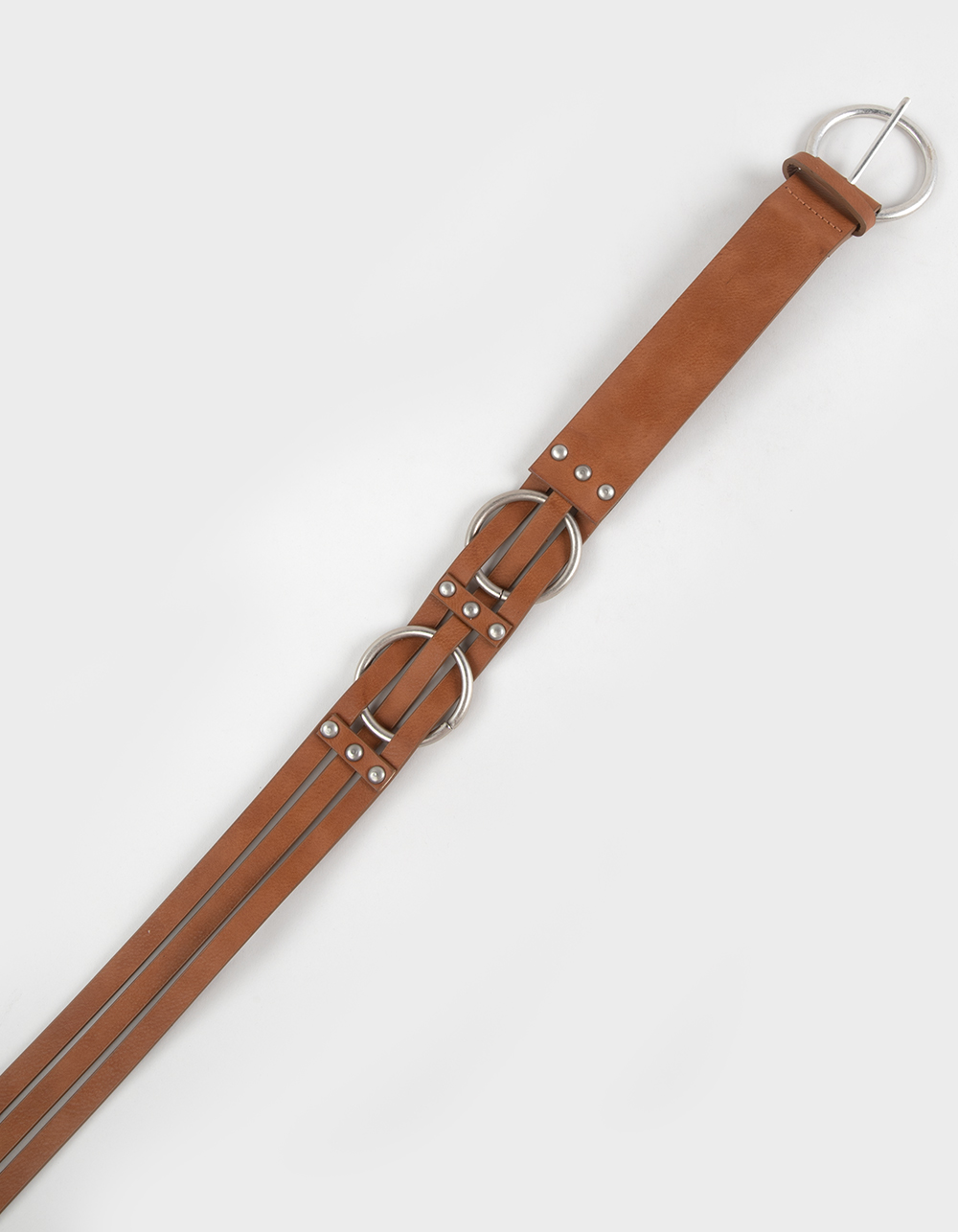 3 Strap Circle Belt - KHAKI