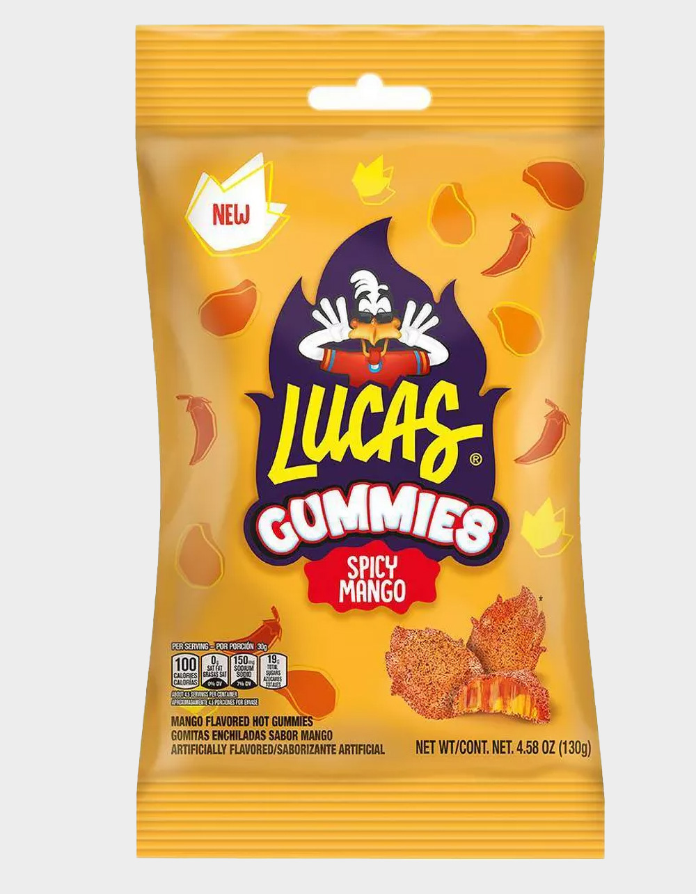 LUCAS Spicy Mango Gummy Candy - MULTI
