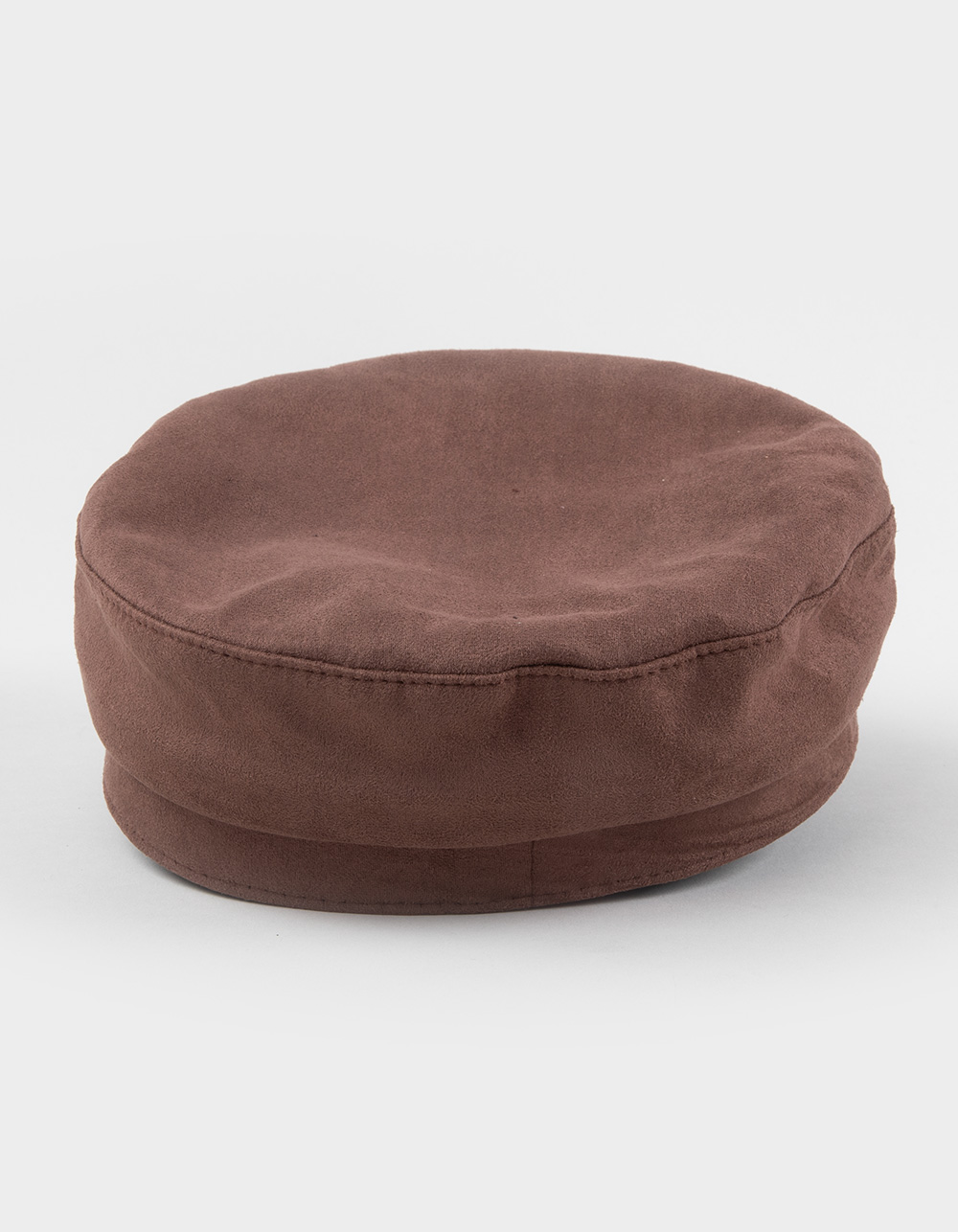 Cabbie Studded Cadet Hat - BROWN