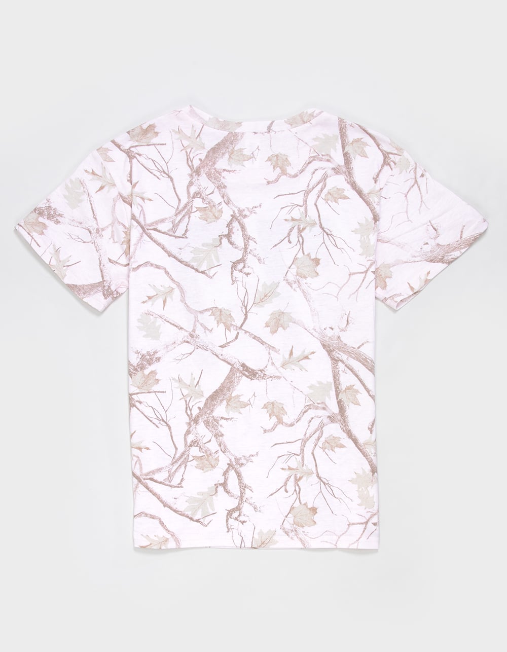 FULL TILT 77 Camo Girls Boyfriend Tee - PINK COMBO