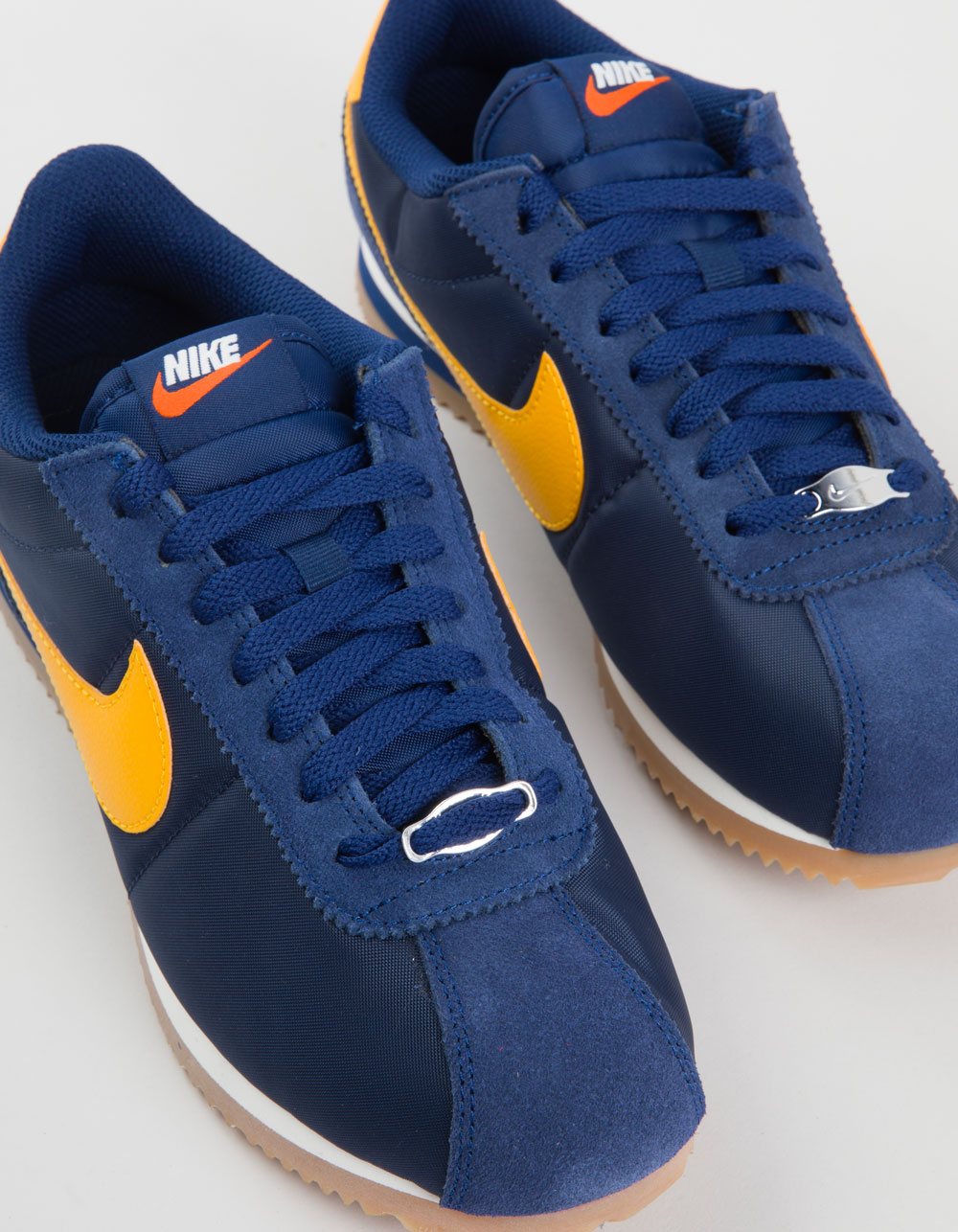 nike cortez navy blue nylon
