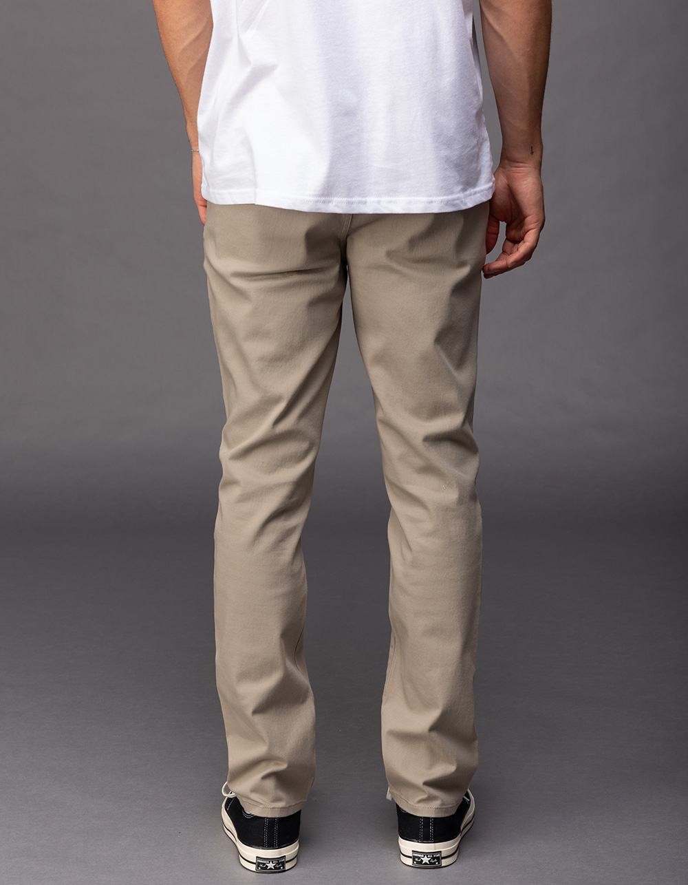 RSQ Mens Slim Chino Pants - VINTAGE KHAKI