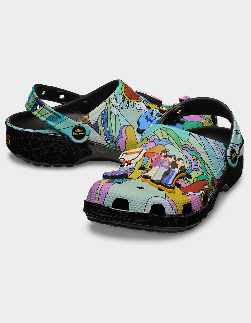 CROCS x The Beatles Love Classic Clogs - BLACK COMBO