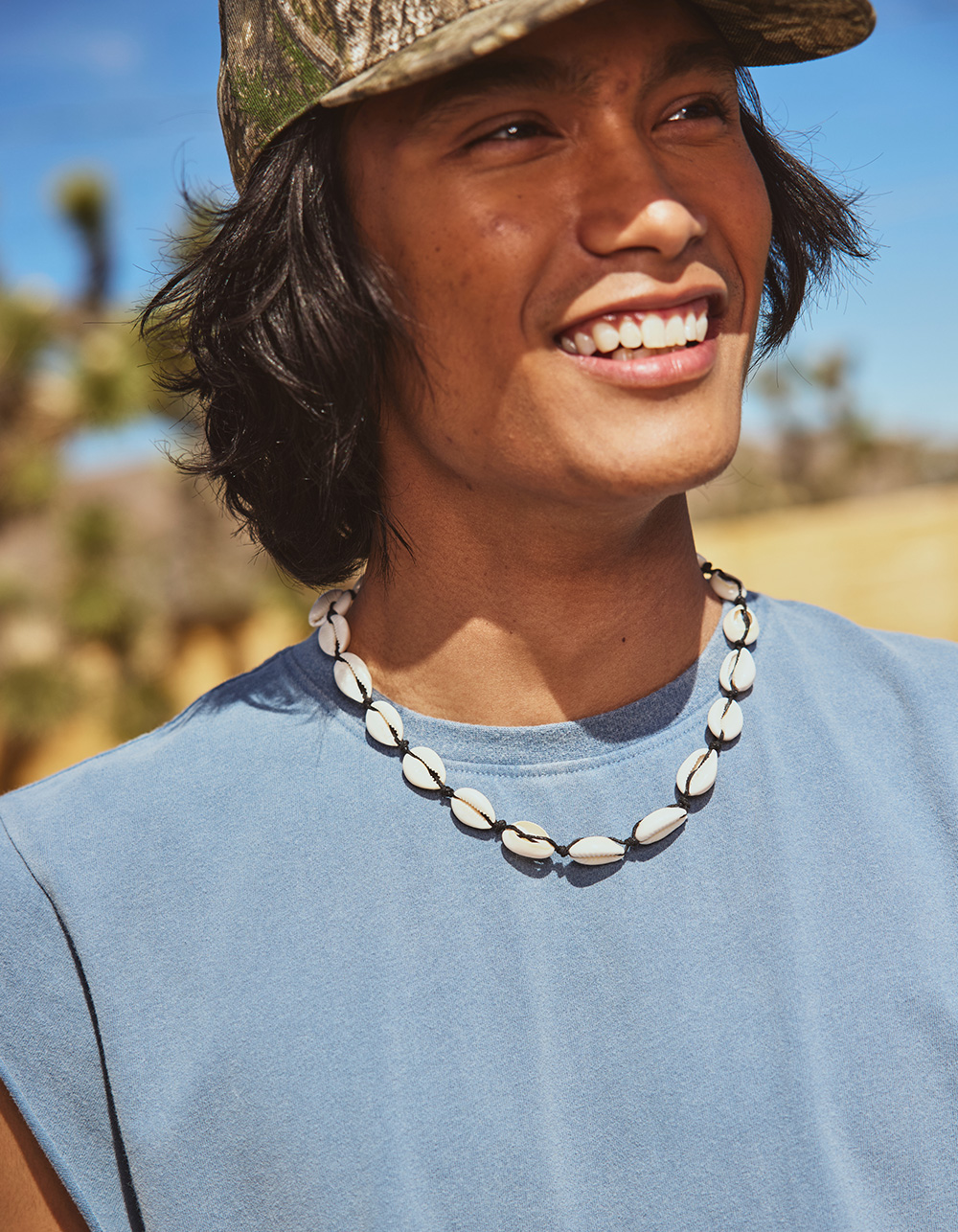 RSQ Puka Shell Necklace  - MULTI