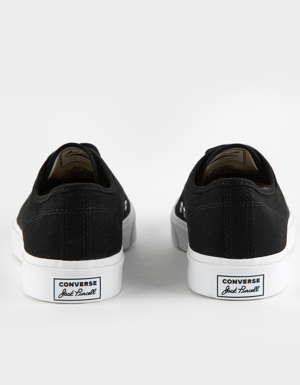 CONVERSE Jack Purcell Low Top Shoes - BLK/WHT