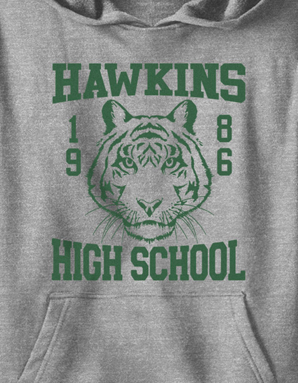 STRANGER THINGS Hawkins High School Oversized Unisex Kids Hoodie