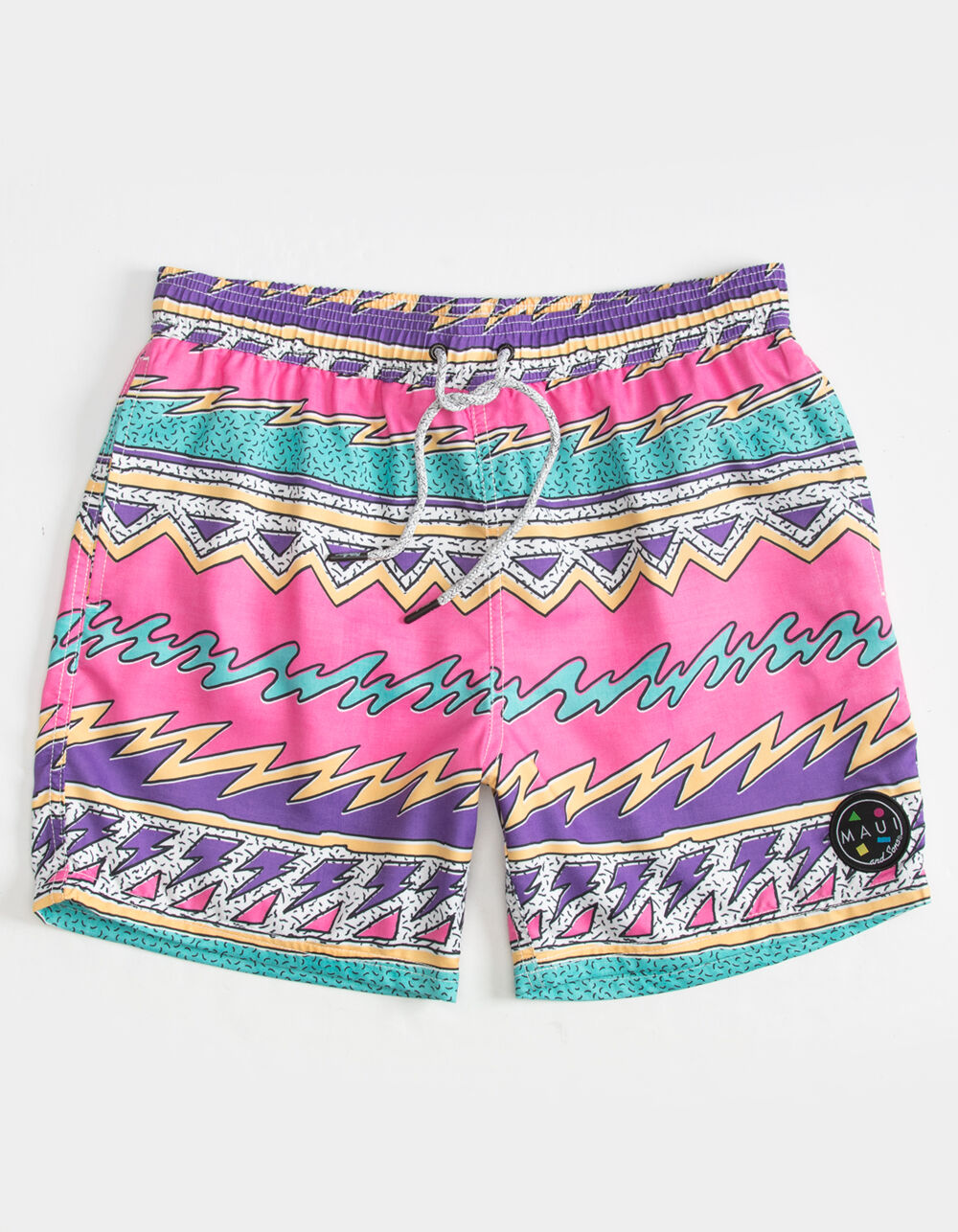 MAUI AND SONS Sherbert Mens Volley Shorts - PINK | Tillys