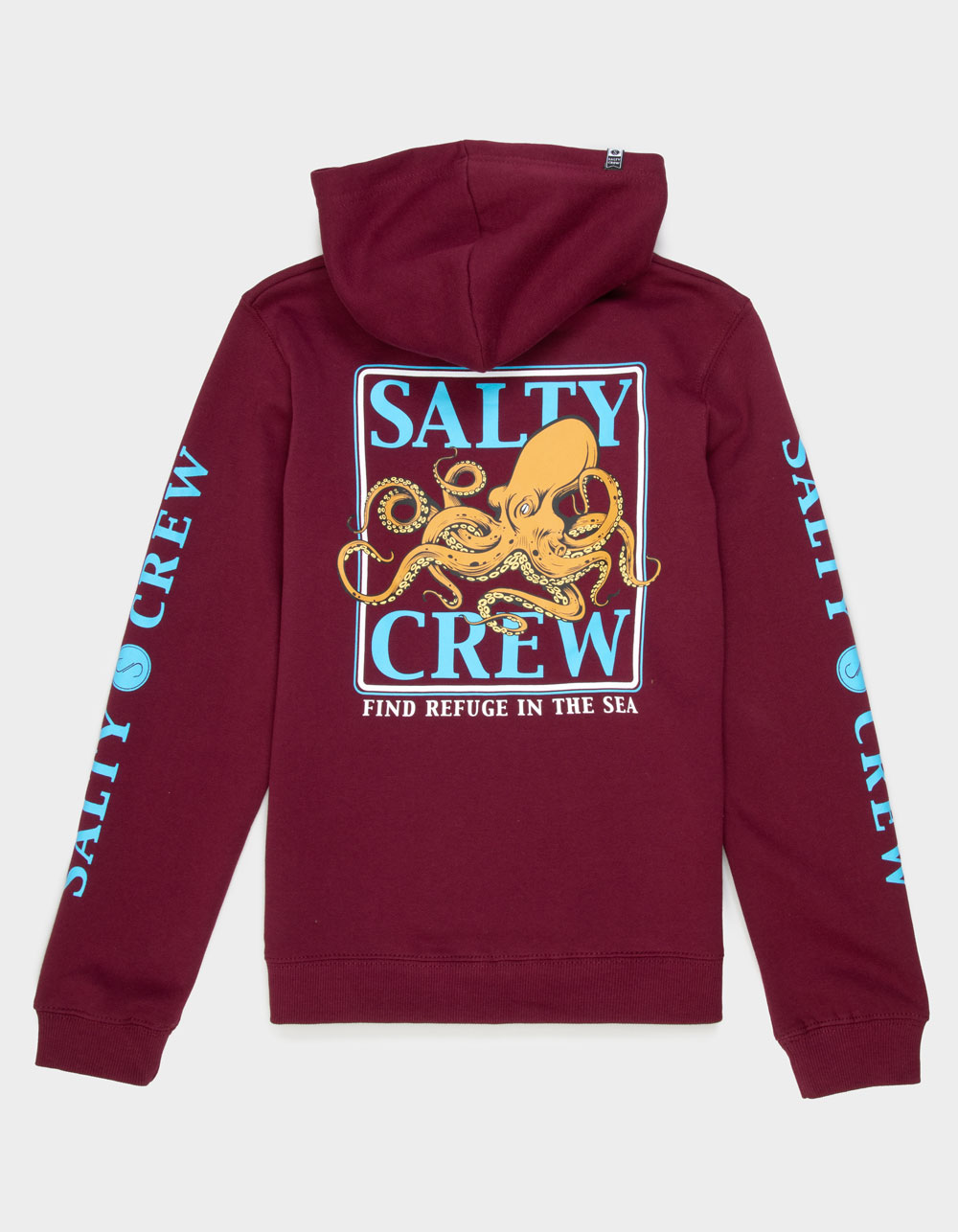 SALTY CREW Ink Slinger Boys Hoodie - BURGUNDY
