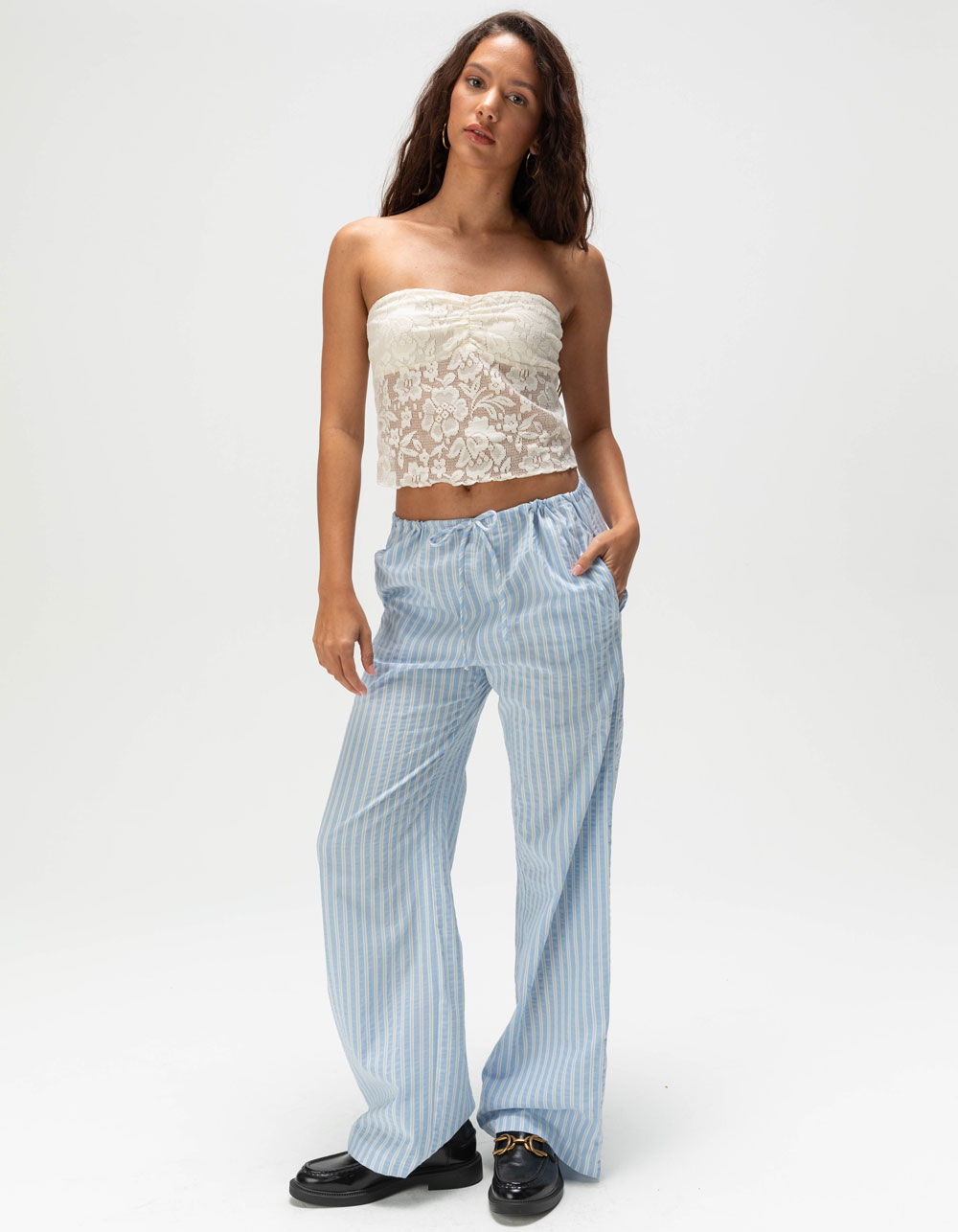 RSQ Womens Lace Tube Top