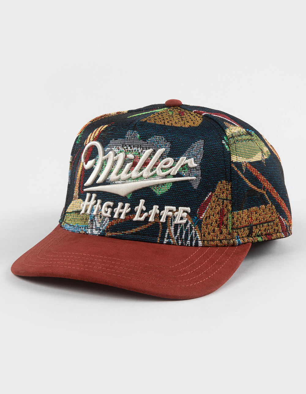 AMERICAN NEEDLE Miller High Life Tapestry Snapback Hat - MULTI