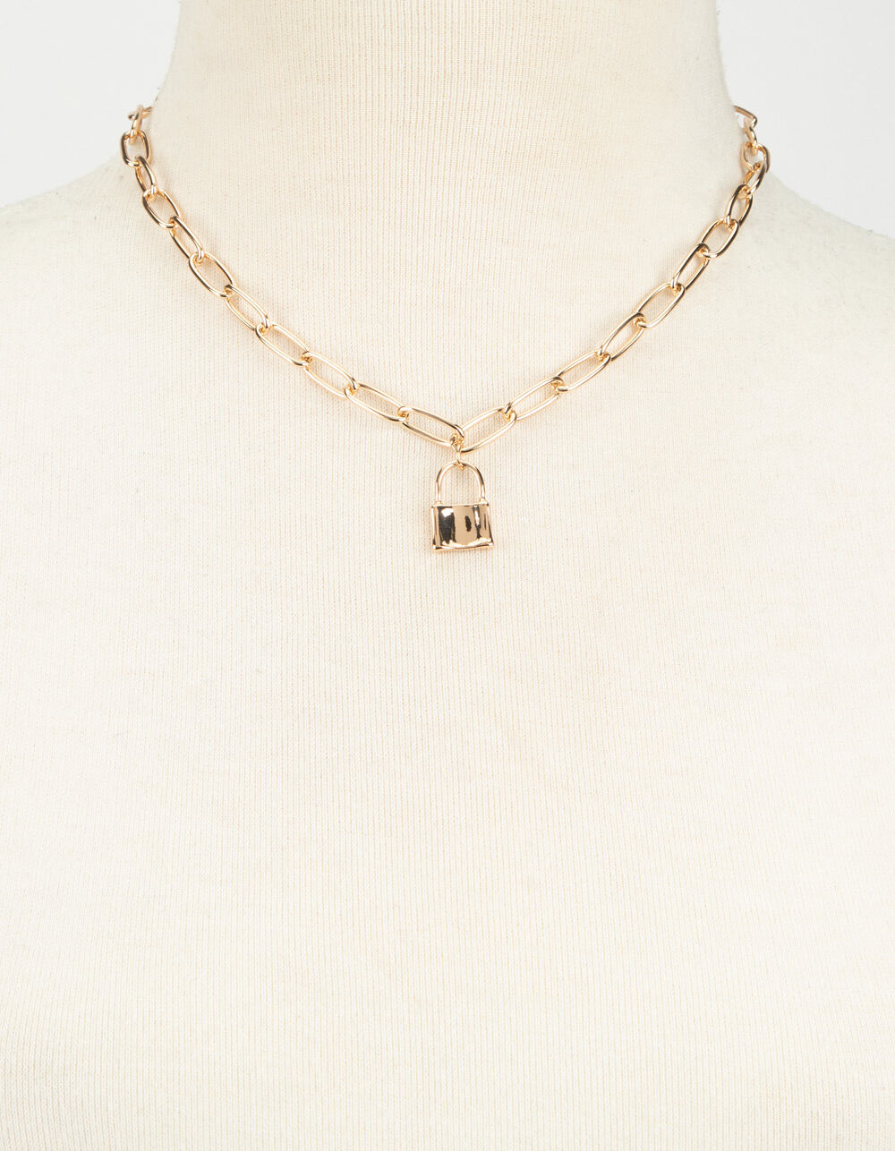 FULL TILT Lock Chain Necklace image number 1