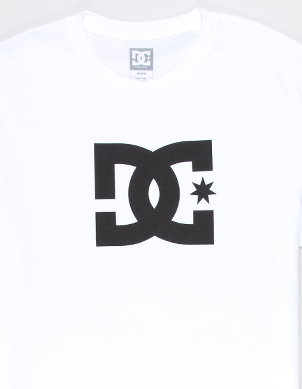 DC SHOES Blocked Up Mens Tee - WHITE