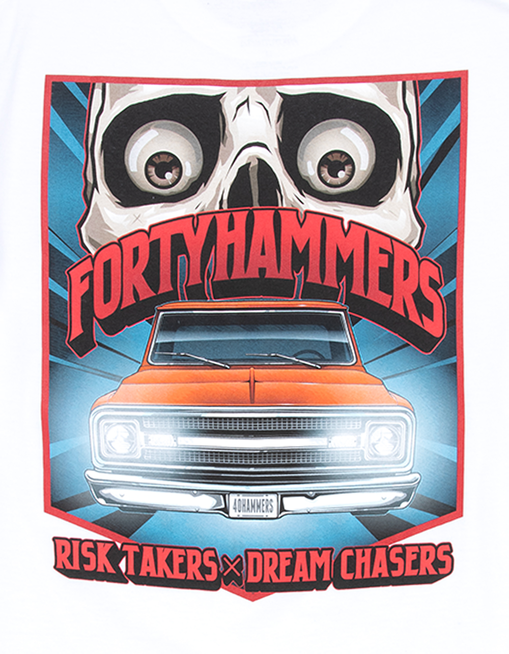 FORTY HAMMERS Possessed Mens Tee - WHITE